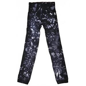 Free People movement Seamless Womens High Rise Tie Dye leggings size XS Black